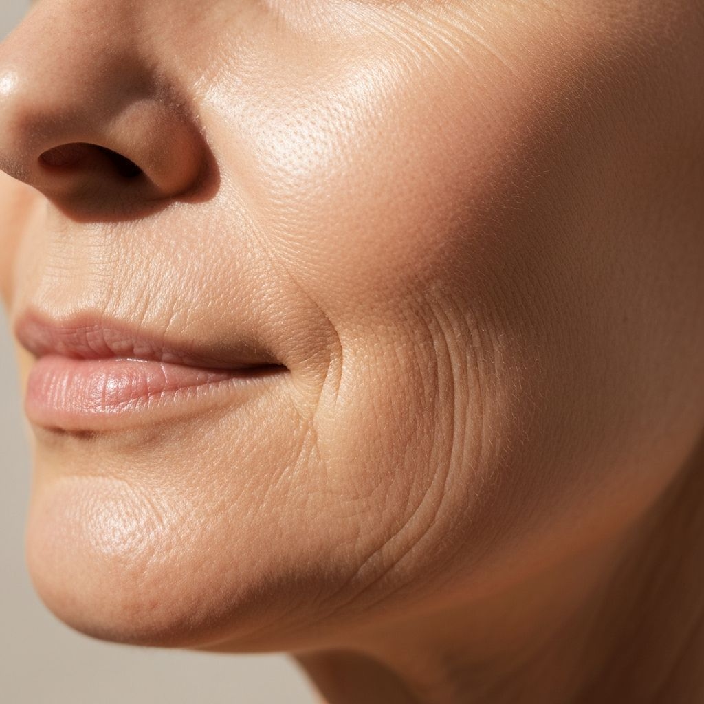 Зряла кожа в естествена светлина